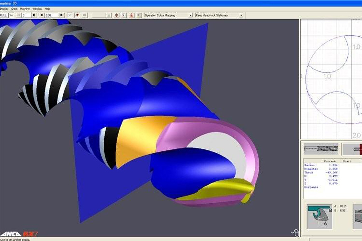 Precision End Mill CAD Design